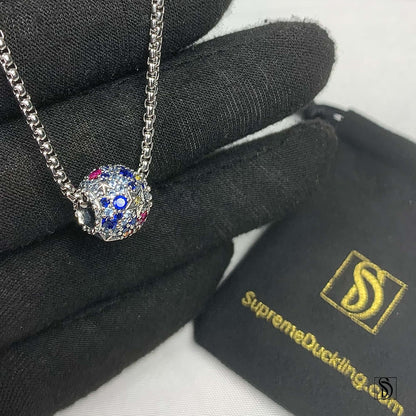 Lucky Shooting Star Night Sky Celestial Necklace