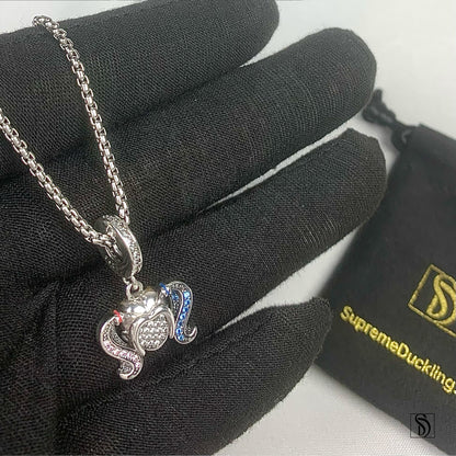 Harley Quinn Gemstones Pendant Necklace