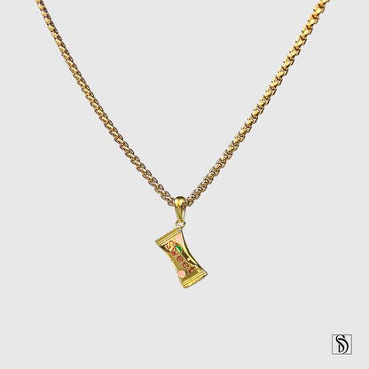 Gold Sweet Treat Candy Pendant Necklace