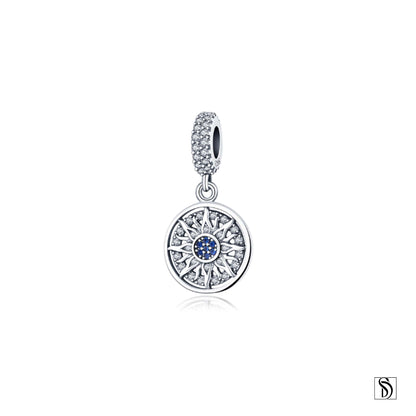 Silver Sunbeam Pendant Necklace