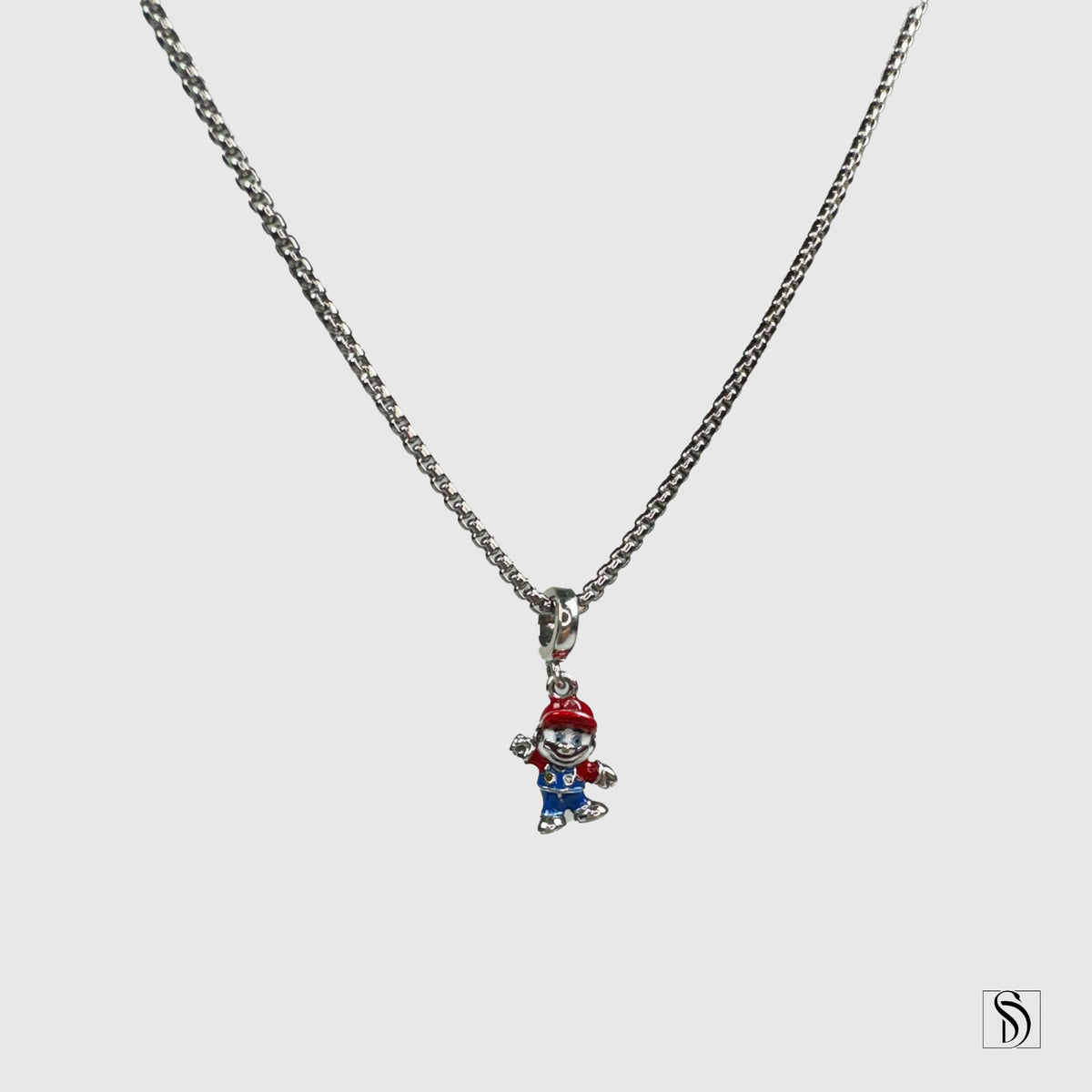 Realistic Super Mario Pendant Necklace