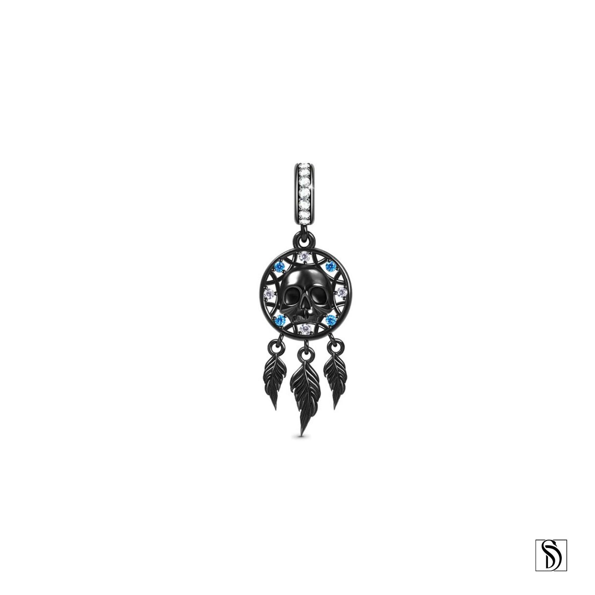 Black Skull Dreamcatcher