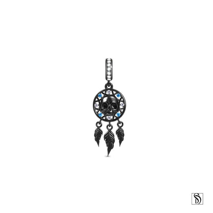Black Skull Dreamcatcher