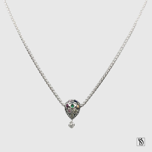 Love In The Air Balloon Charm Necklace