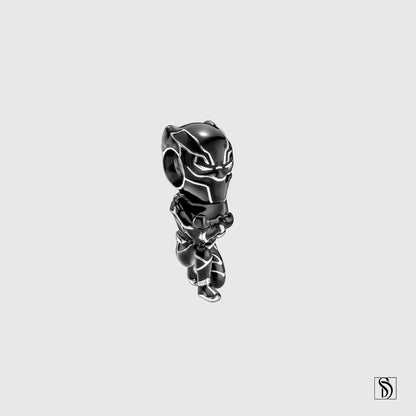 Black Panther Pendant Charm Necklace