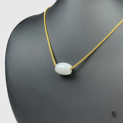 Natural White Jade Pendant Amulet