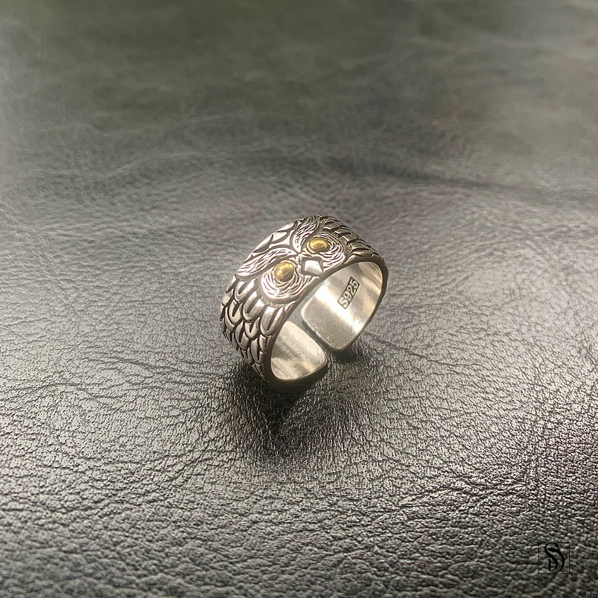 Vintage Owl Adjustable Ring