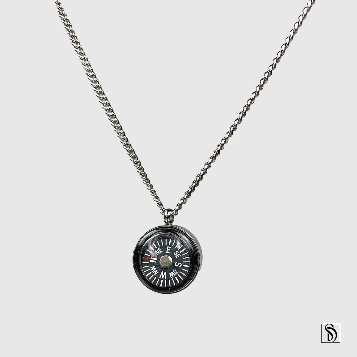 Compass Navigation Pendant Necklace