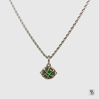 Eye Of Agamotto Amulet Time Stone Pendant Necklace