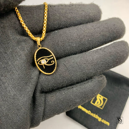 Eye Of Horus Egyptian Pharos Eye Necklace
