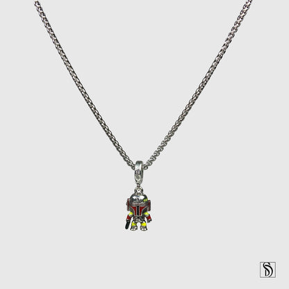 Mini Boba Fett Necklace