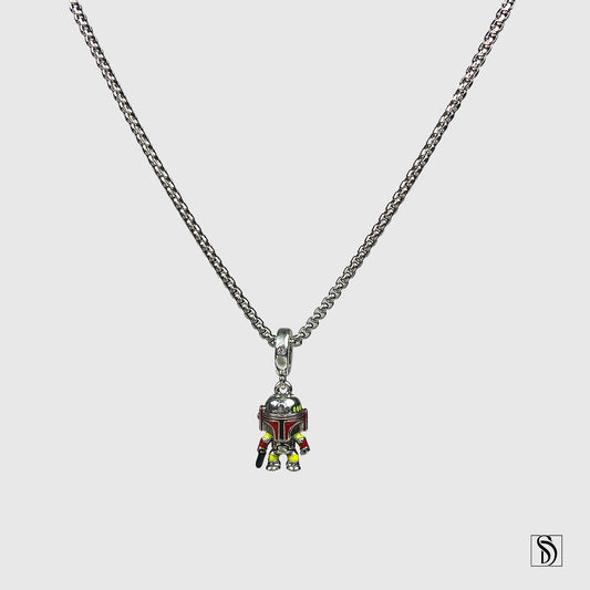 Mini Boba Fett Necklace
