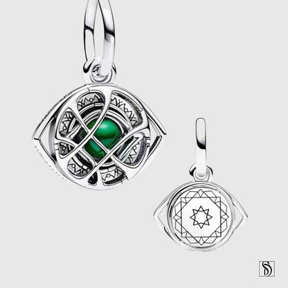 Eye Of Agamotto Amulet Time Stone Pendant Necklace