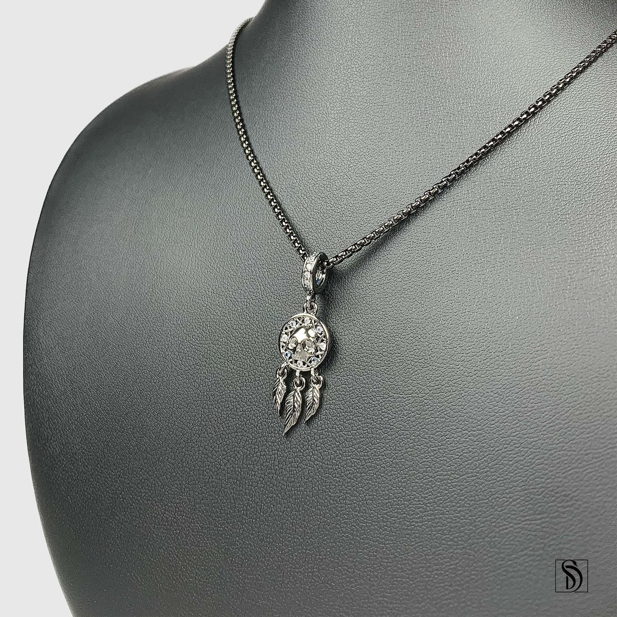 Black Skull Dreamcatcher