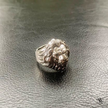 Majestic Lion Adjustable Ring