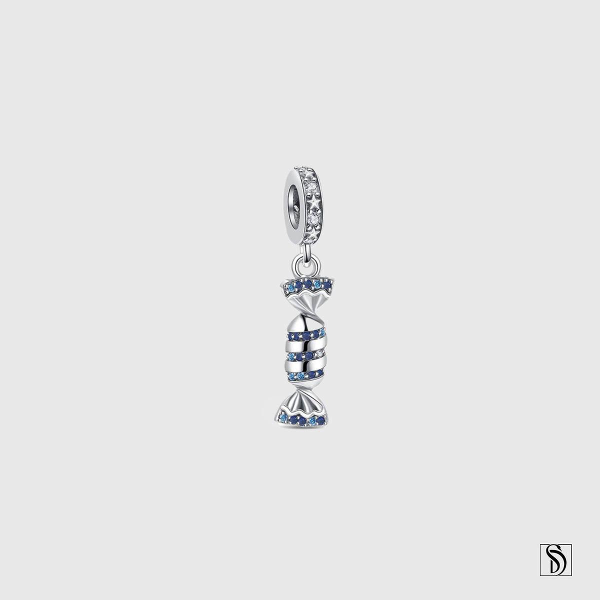 Silver Candy Gemstones Pendant Necklace