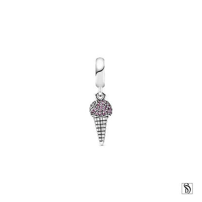 Ice Cream Cone Pendant Necklace