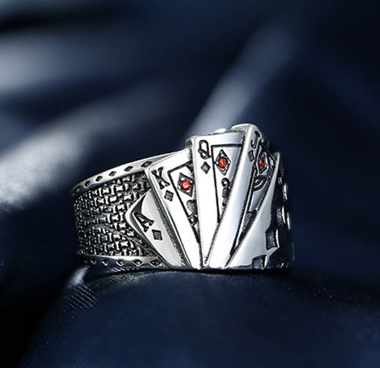 R2 Royal Flush Resizable Ring