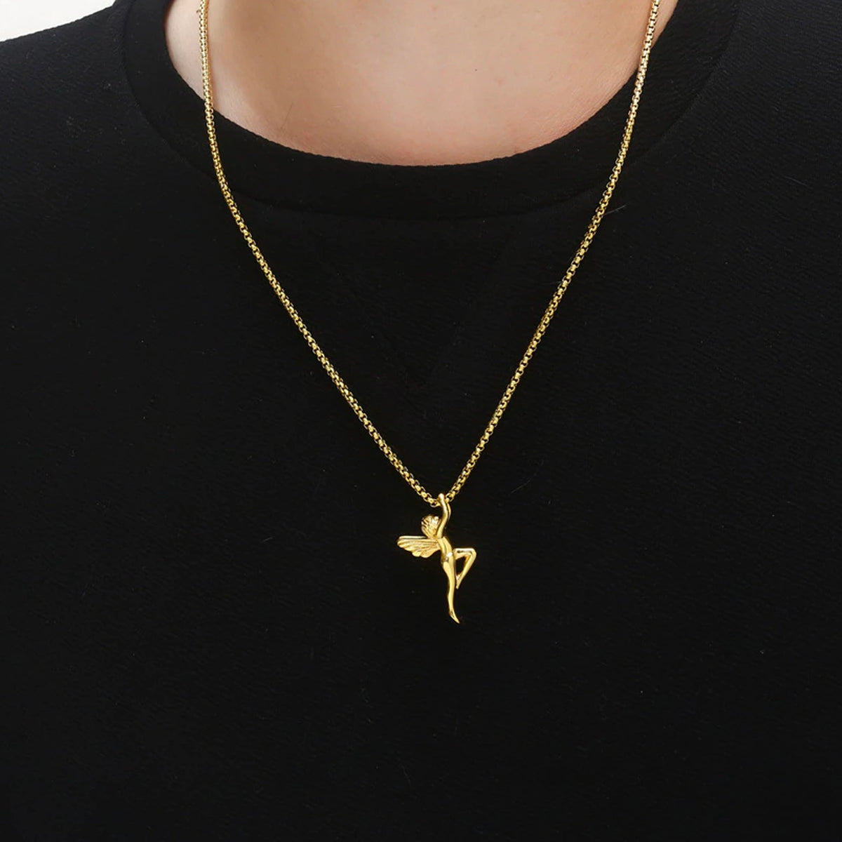 Hanging Cupid (Gold)