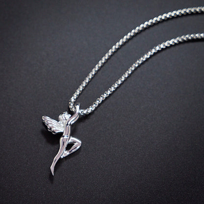 Hanging Cupid (Silver)