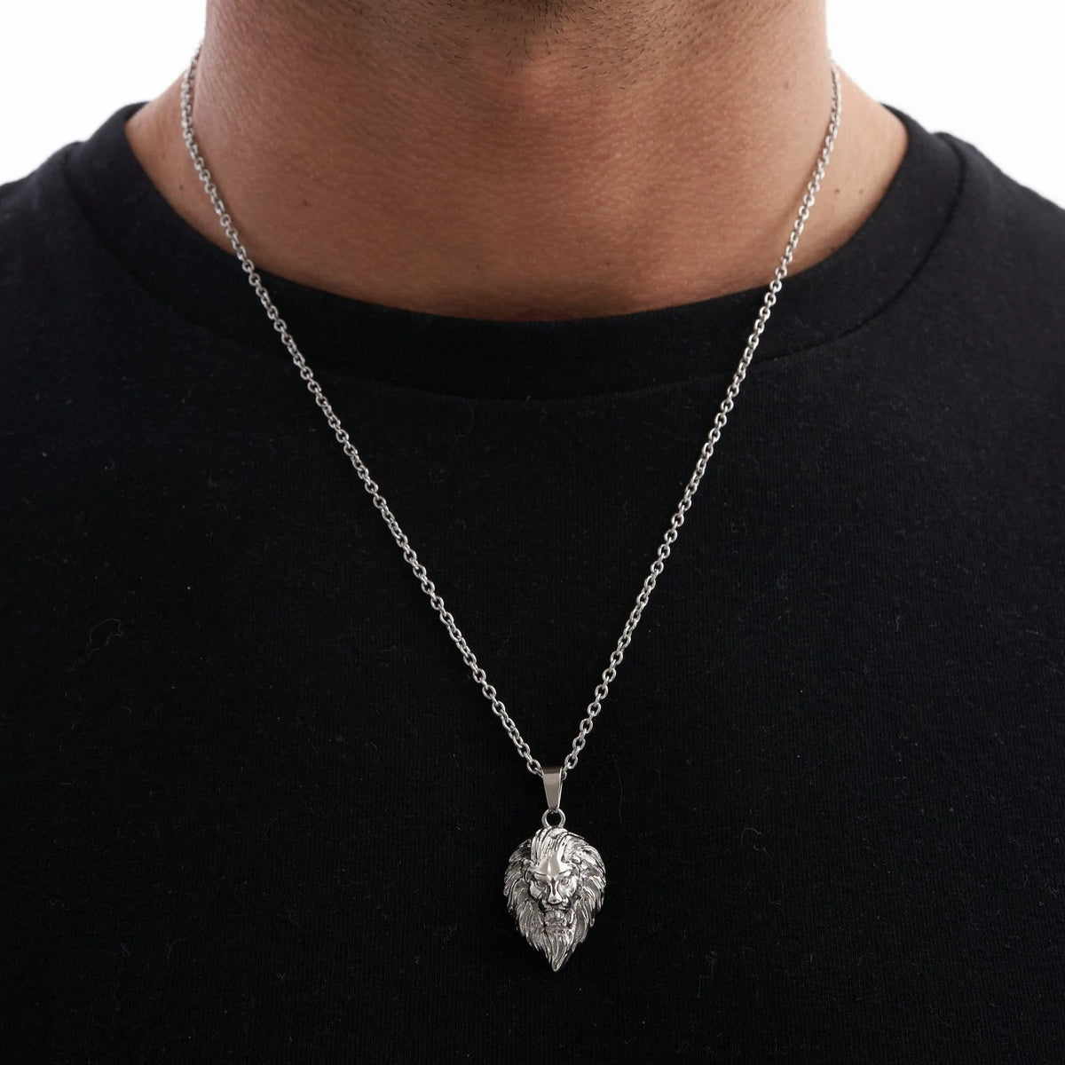 Lion Pendant (Silver)