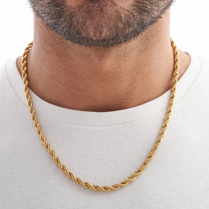 Rope Chain (Gold) 5mm