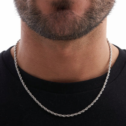 Rope Chain (Silver) 3mm