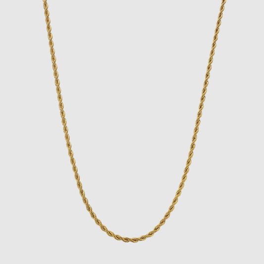 Rope Chain (Gold) 3mm