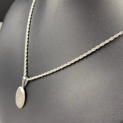 Oval Star (Silver)