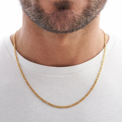 Figaro Chain (Gold) 3mm