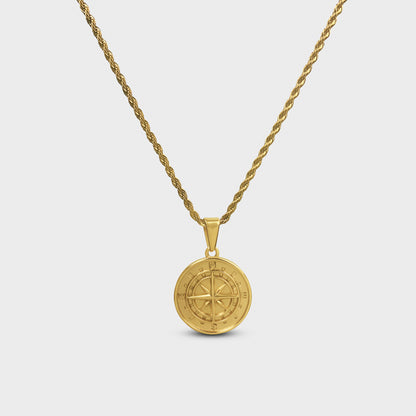 Compass Pendant (Gold)