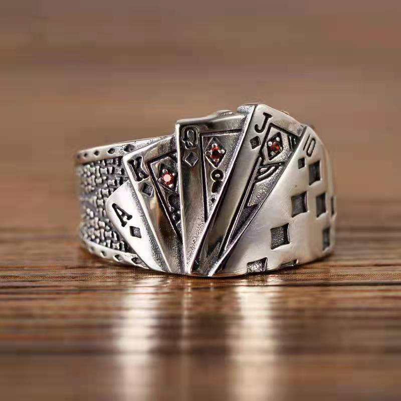 R2 Royal Flush Resizable Ring