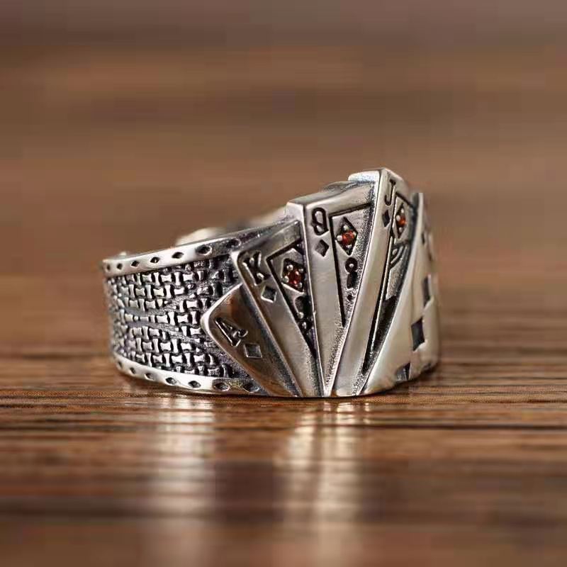 R2 Royal Flush Resizable Ring