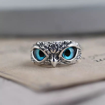 Wisdom Owl Adjustable Ring