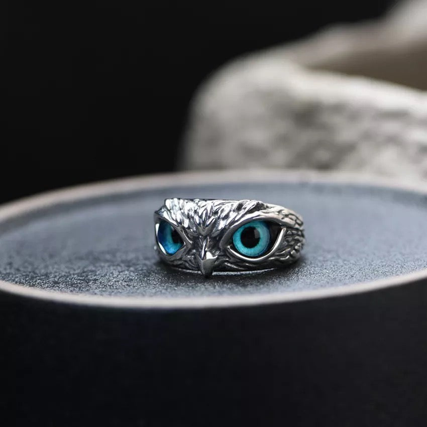 Wisdom Owl Adjustable Ring