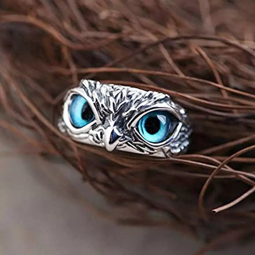 Wisdom Owl Adjustable Ring