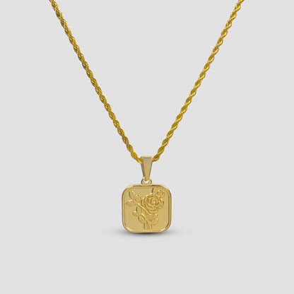 Rose Pendant (Gold)