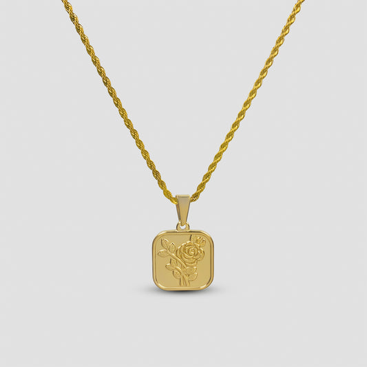 Rose Pendant (Gold)