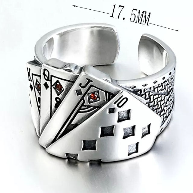 R2 Royal Flush Resizable Ring