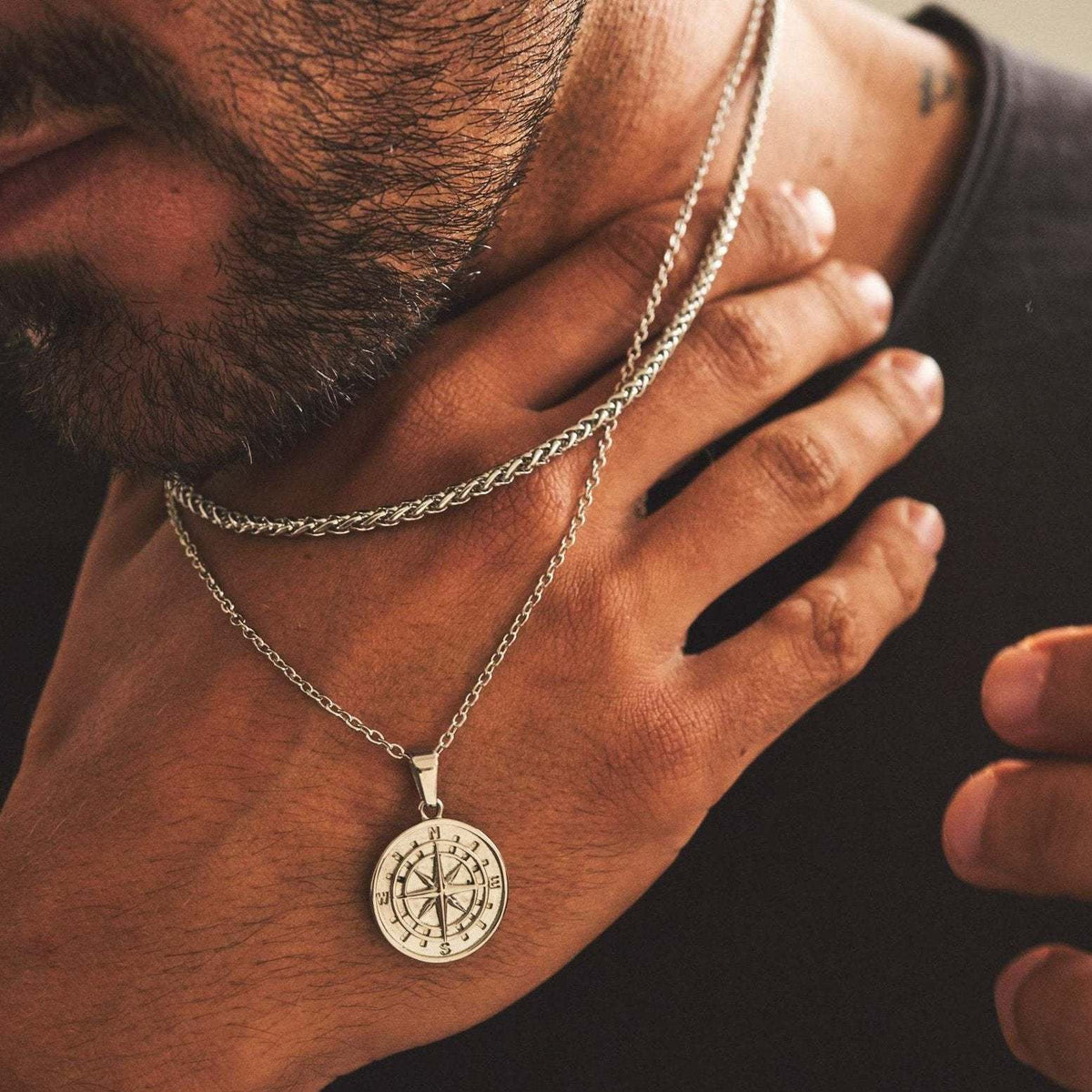 Compass Wheat Set (Silver)