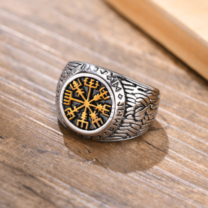 R3 Rune Compass Ring