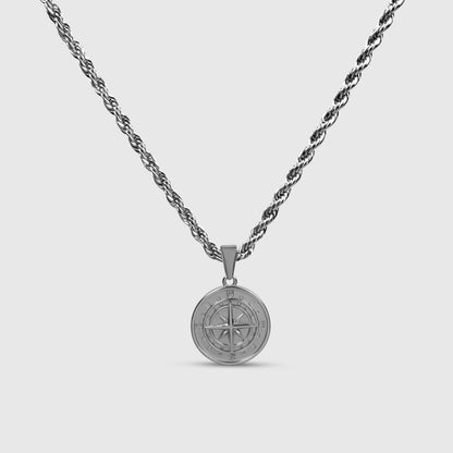 Compass Pendant (Silver)