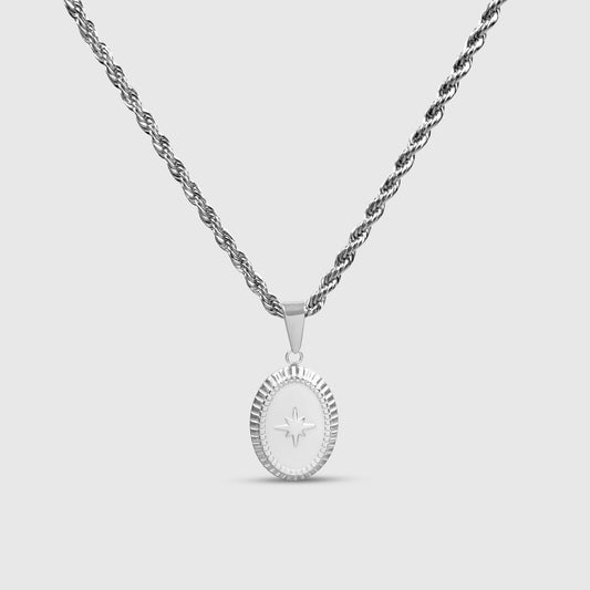 Oval Star (Silver)
