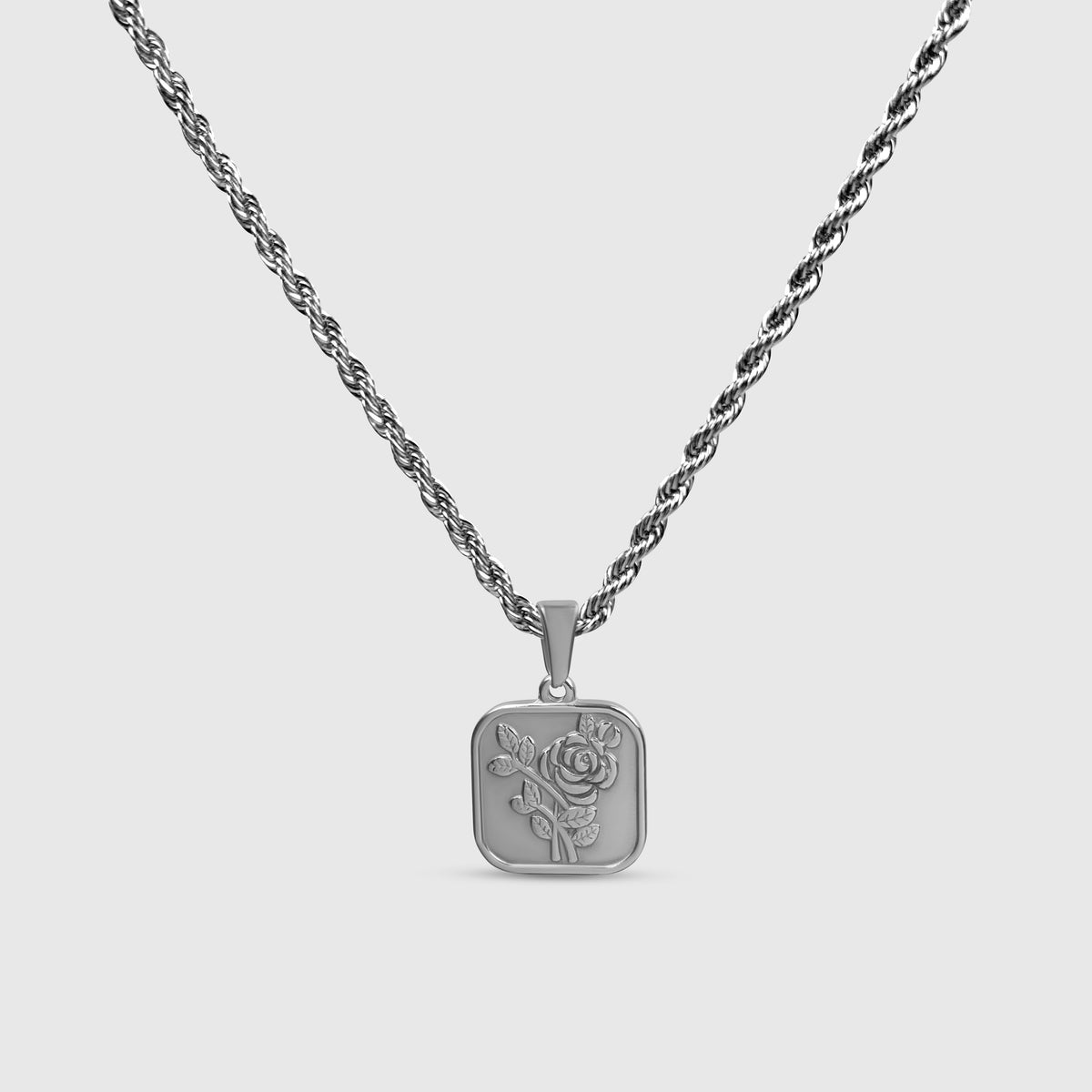 Rose Pendant (Silver)