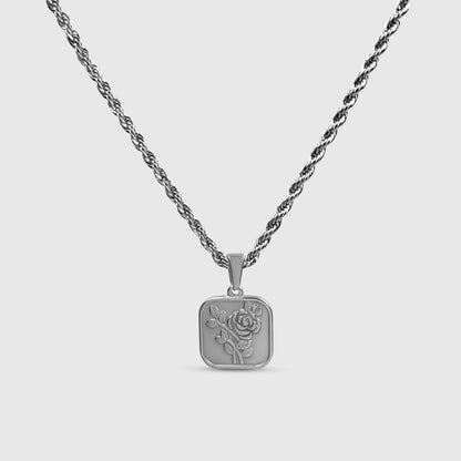 Rose Pendant (Silver)