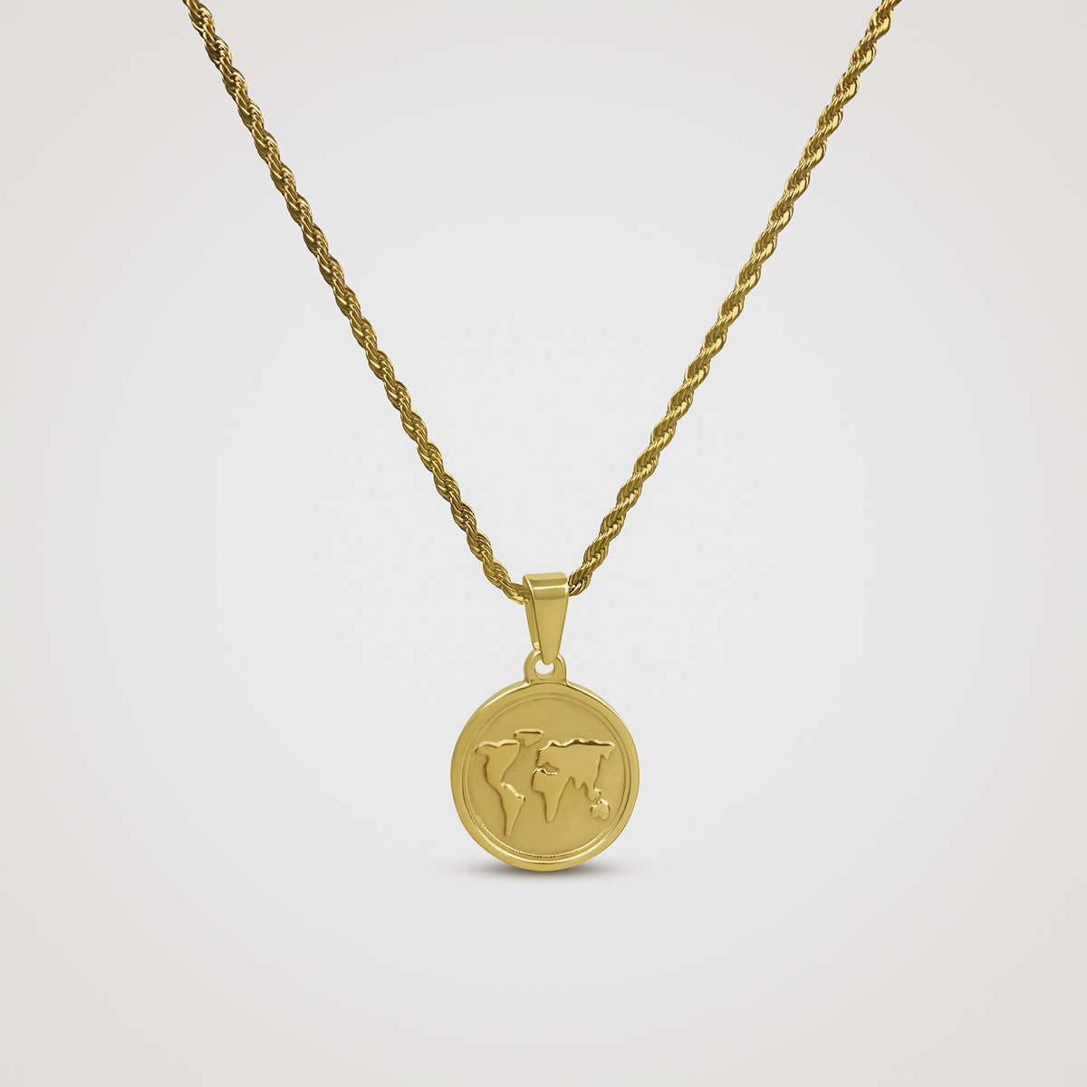 World Map (Gold)