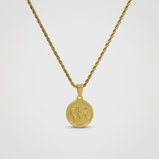 World Map (Gold)