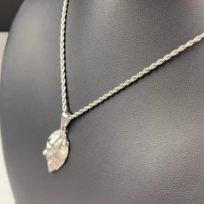 Lion Pendant (Silver)