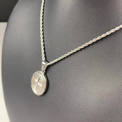 Compass Pendant (Silver)